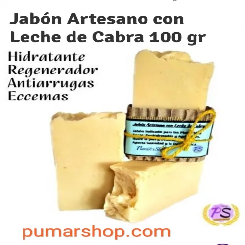 JABÓN con LECHE de CABRA Artesano de Aceite de Oliva 